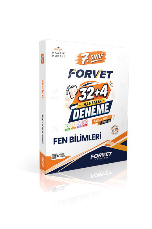 7. Sınıf 32+4 Hafta Fen Bilimleri Denemeleri