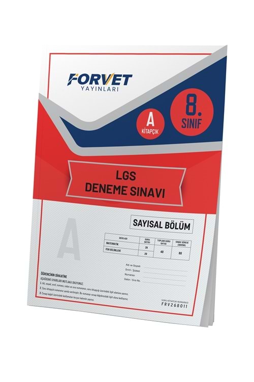 8. Sınıf Forvet Süreç İzleme Sınavı Sayısal 1