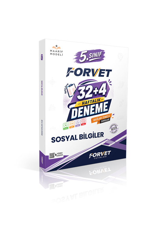 5. Sınıf 32+4 Hafta Sosyal Bilgiler Denemeleri